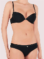 Emporio Armani Sophisticated Cotton BH push up Zwart