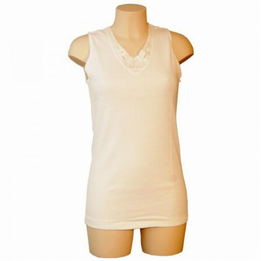 Entex thermo mouwloos-XXL-Gebroken wit