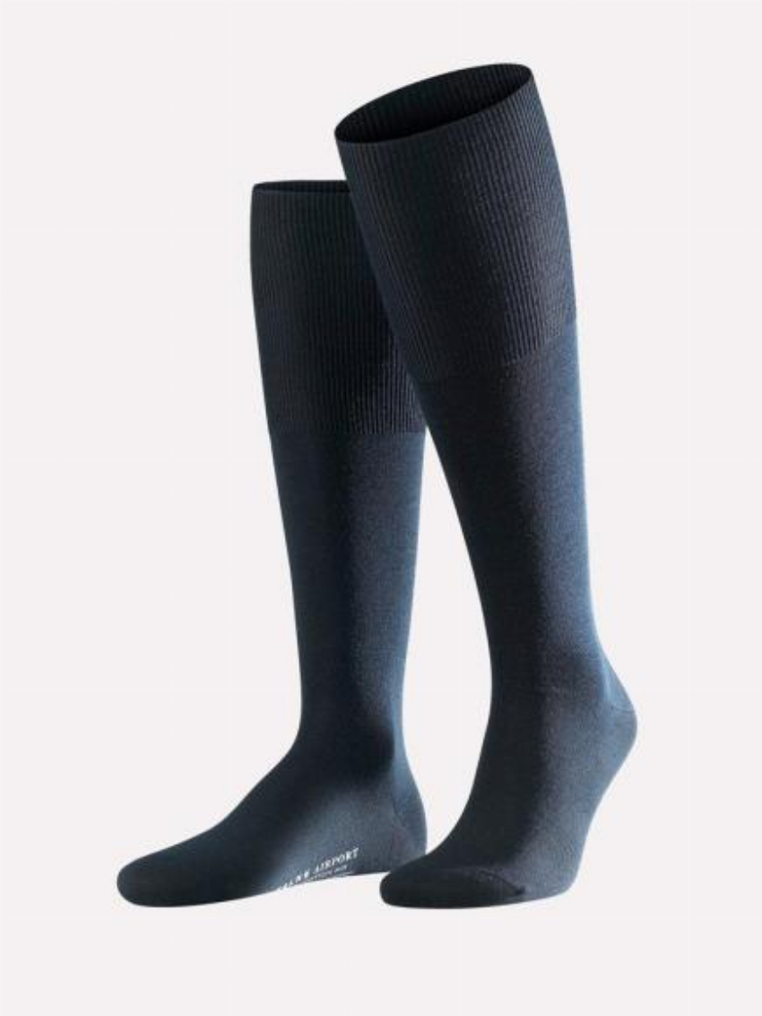 Falke Airport Kniekous Blauw