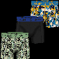 Gaubert 3 pak heren boxershorts bamboe set 7-S
