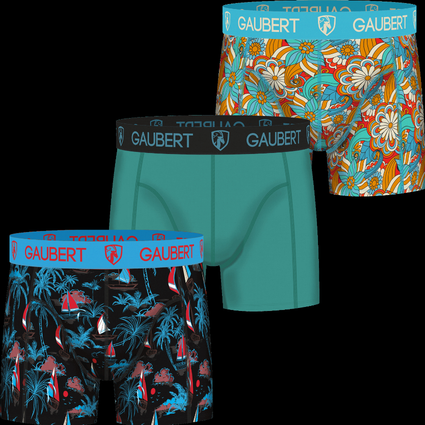 Gaubert 3 pak heren boxershorts bamboe set 9-S