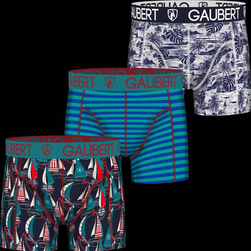 Gaubert 3 pak heren boxershorts set 6-S