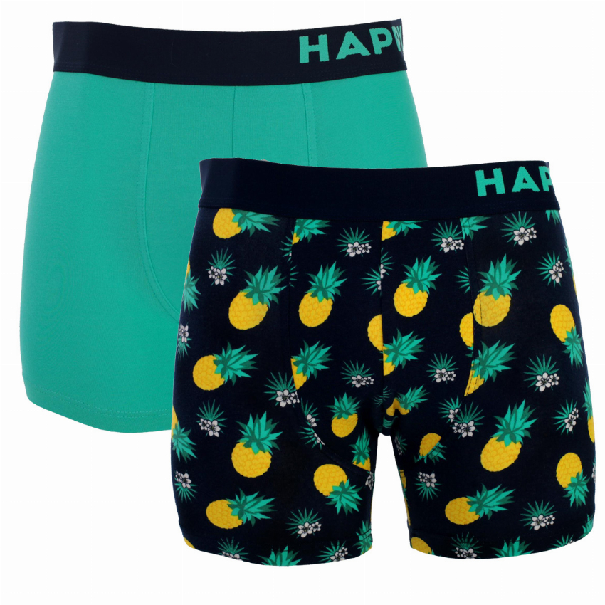 Happy Shorts Happy Shorts 2-Pack Boxershorts Heren Ananas