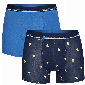 Happy Shorts Happy Shorts 2-Pack Boxershorts Heren Bier Print