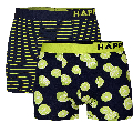 Happy Shorts Happy Shorts 2-Pack Boxershorts Heren Citroenen