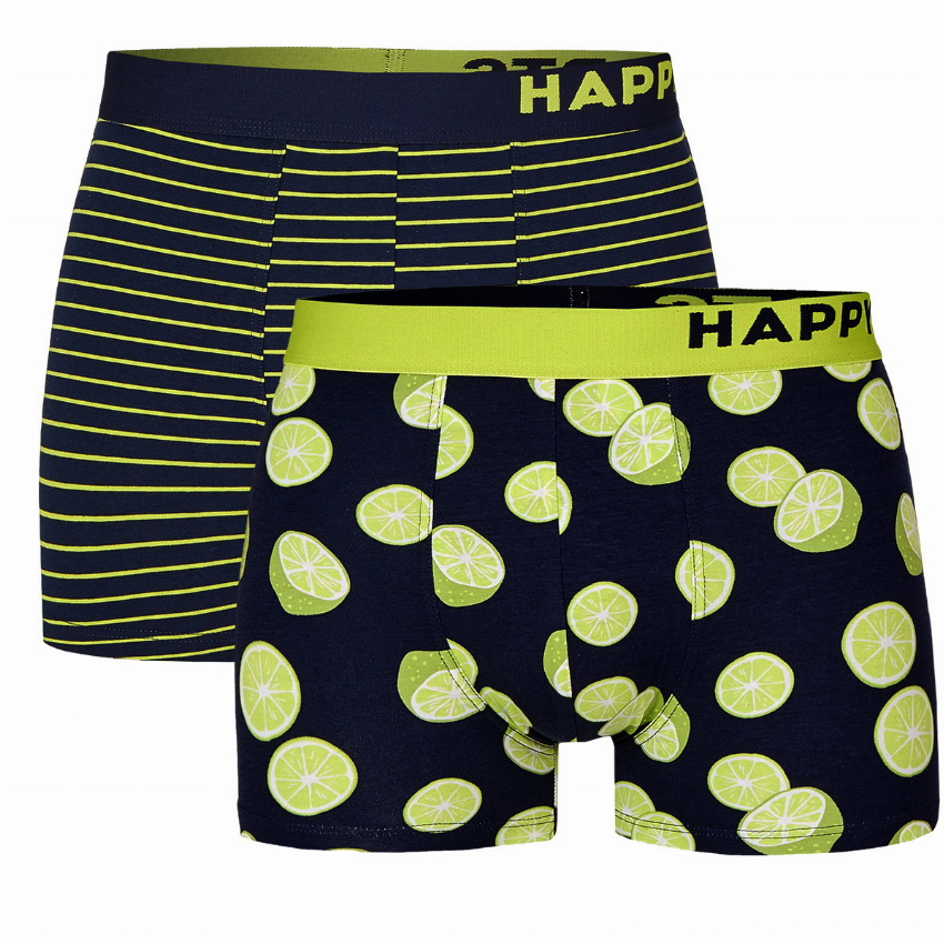 Happy Shorts Happy Shorts 2-Pack Boxershorts Heren Citroenen