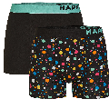 Happy Shorts Happy Shorts 2-Pack Boxershorts Heren Confetti