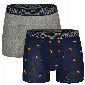Happy Shorts Happy Shorts 2-Pack Boxershorts Heren Croissant Print