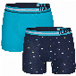Happy Shorts Happy Shorts 2-Pack Boxershorts Heren Engels Drop