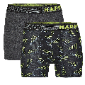 Happy Shorts Happy Shorts 2-Pack Boxershorts Heren Neon Triangle