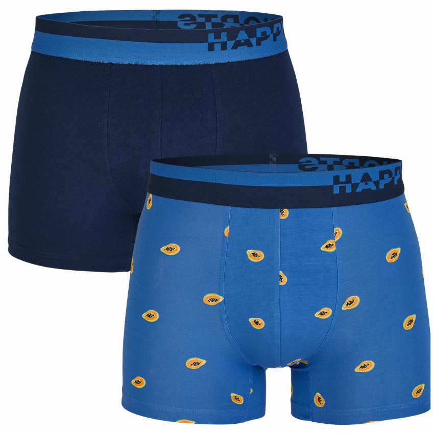 Happy Shorts Happy Shorts 2-pack Boxershorts Heren Papaja Print