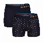 Happy Shorts Happy Shorts 2-pack Boxershorts Heren Pride Hartjes