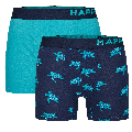 Happy Shorts Happy Shorts 2-Pack Boxershorts Heren Schildpadden