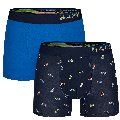 Happy Shorts Happy Shorts 2-Pack Boxershorts Heren Sneakers Print