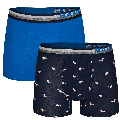 Happy Shorts Happy Shorts 2-Pack Boxershorts Heren Zeemeeuw