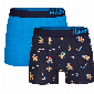 Happy Shorts Happy Shorts 2-Pack Kerst Boxershorts Heren Gingerbread Man
