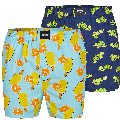 Happy Shorts Happy Shorts 2-pack Wijde Boxershorts Capri Ice Schildpadden