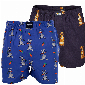 Happy Shorts Happy Shorts 2-pack Wijde Boxershorts Konijn Stokstaartje