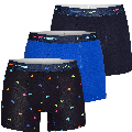 Happy Shorts Happy Shorts 3-Pack Boxershorts Heren Gekleurde Hartjes