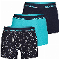 Happy Shorts Happy Shorts 3-Pack Boxershorts Heren Hawaii Blauw