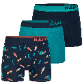 Happy Shorts Happy Shorts 3-Pack Boxershorts Heren Ice Cream Fruits