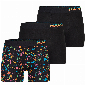 Happy Shorts Happy Shorts 3-Pack Boxershorts Heren Paint Black