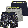 Happy Shorts Happy Shorts 3-Pack Boxershorts Heren Sports