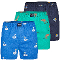 Happy Shorts Happy Shorts 3-Pack Wijde Boxershorts Animals