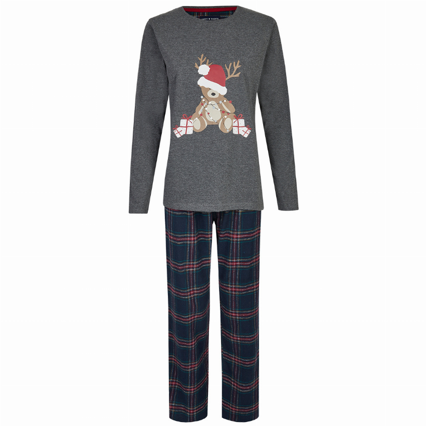 Happy Shorts Happy Shorts Dames Kerst Pyjama Set Teddy