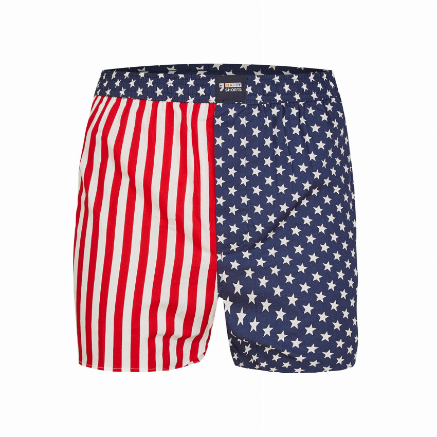 Happy Shorts Happy Shorts Wijde Boxershort A Vlag
