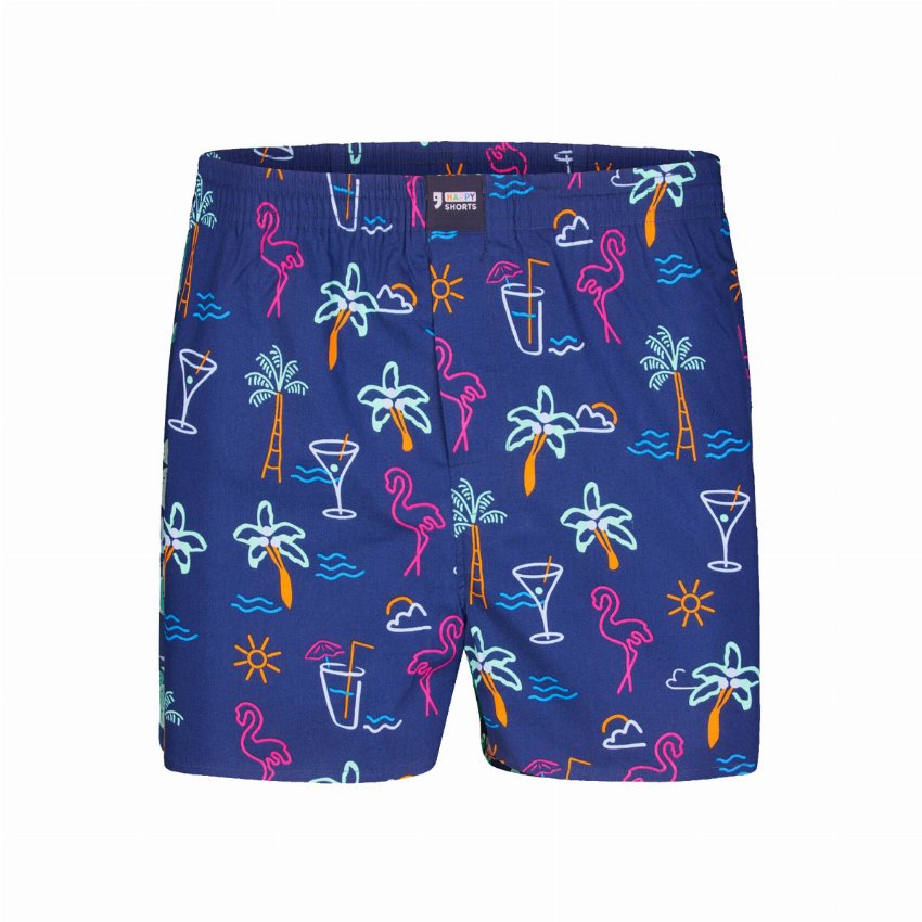 Happy Shorts Happy Shorts Wijde Boxershort Cocktail