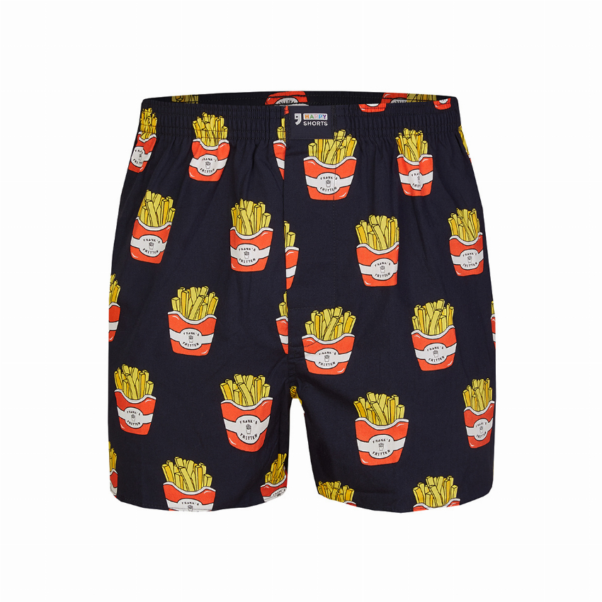 Happy Shorts Happy Shorts Wijde Boxershort Friet