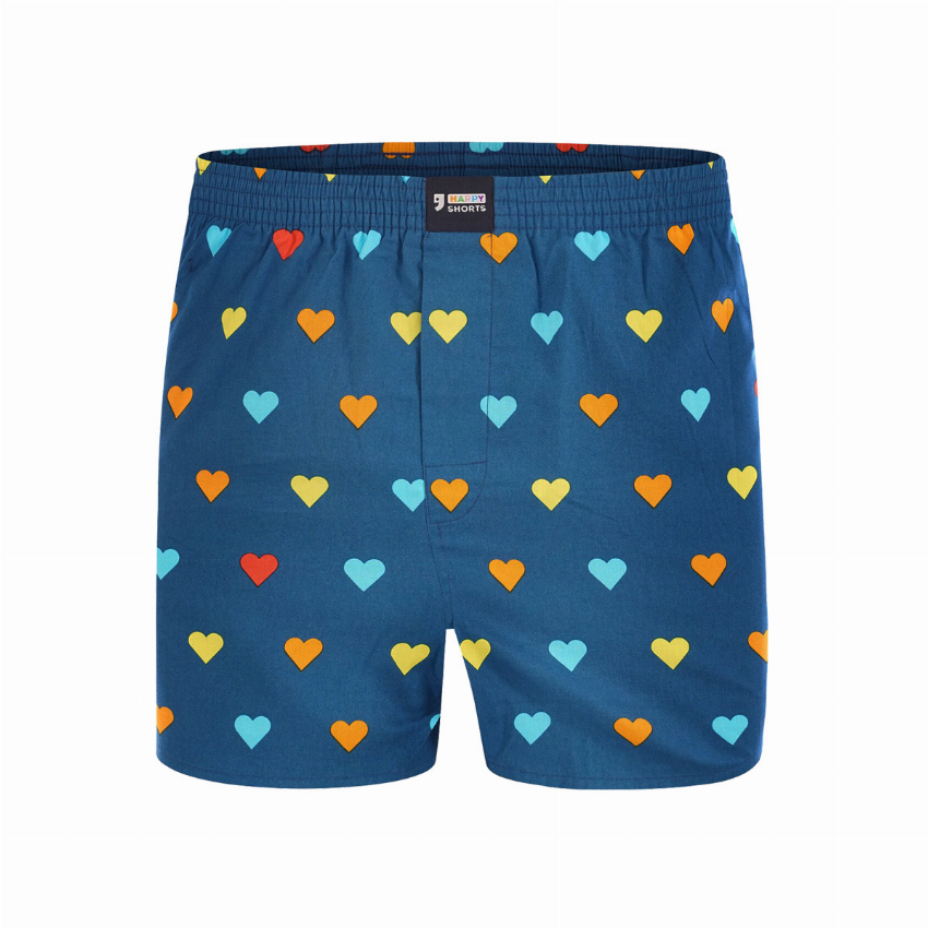 Happy Shorts Happy Shorts Wijde Boxershort Gekleurde Hartjes