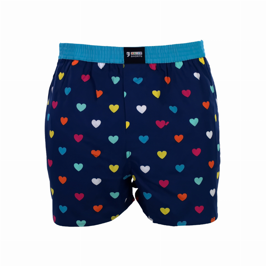 Happy Shorts Happy Shorts Wijde Boxershort Hartjes Confetti