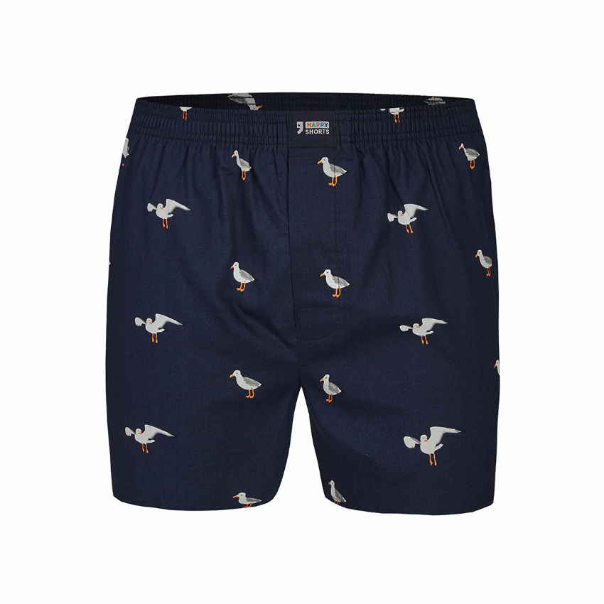 Happy Shorts Happy Shorts Wijde Boxershort Zeemeeuw