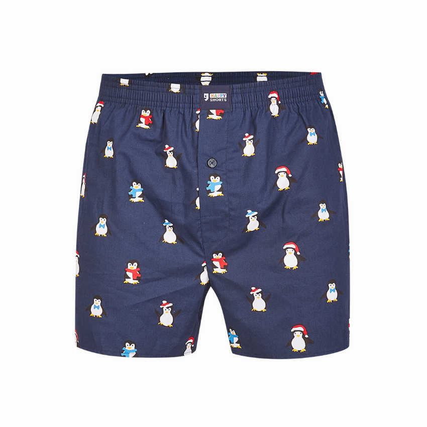 Happy Shorts Happy Shorts Wijde Kerst Boxershort Kerst Pingu ns