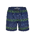 Happy Shorts Happy Shorts Zwemshort Blauw Groen Gestreept