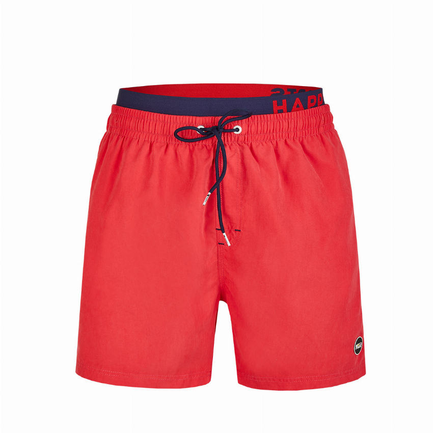 Happy Shorts Happy Shorts Zwemshort Effen Rood