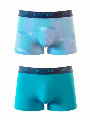 HOM 2p Boxer Briefs - Arty blauw blauw print
