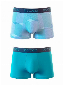 HOM 2p Boxer Briefs - Arty blauw blauw print