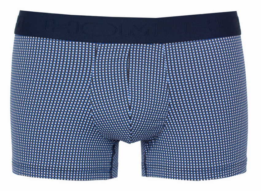 Hom boxershort Benoit blauw met print