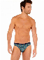 HOM Comfort Micro Briefs - Pop Art Blauw