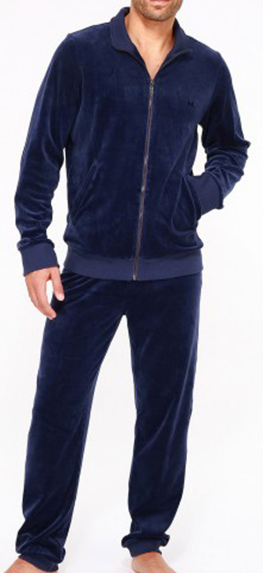 Hom Huispak Gregory velours met rits