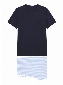 HOM Short Sleepwear - Niolon Blauw