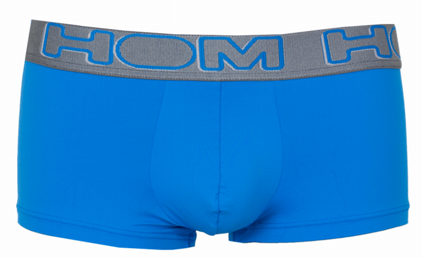 Hom short Soft microfiber blue