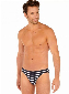 HOM Swim Micro Briefs - Matias Blauw Wit