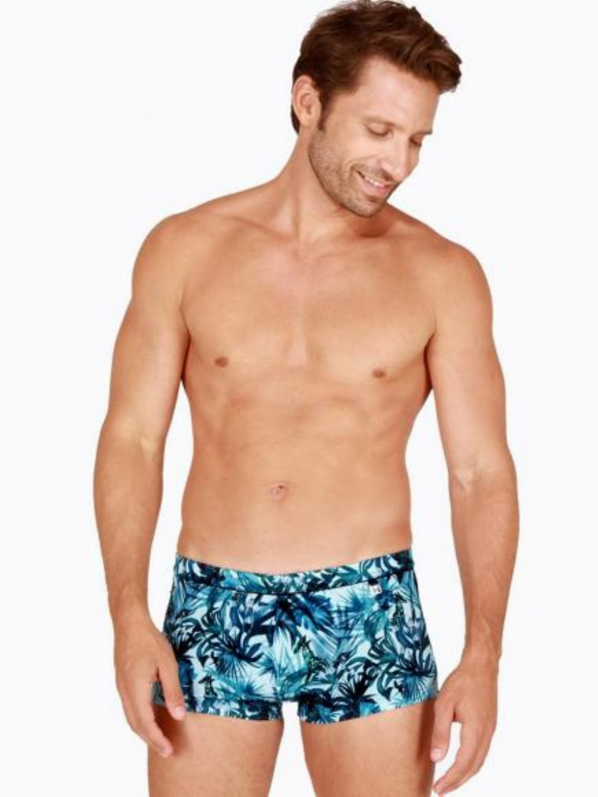HOM Swim Shorts - Safari Blauw