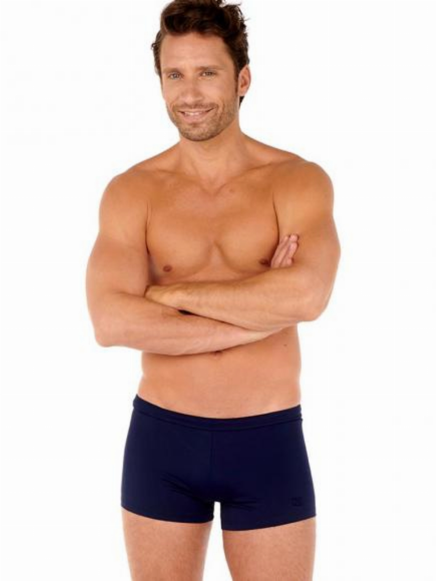 HOM Swim Shorts - Sea Life Blauw