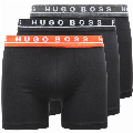 Hugo Boss Boxershorts 3-pack zwart-multiband