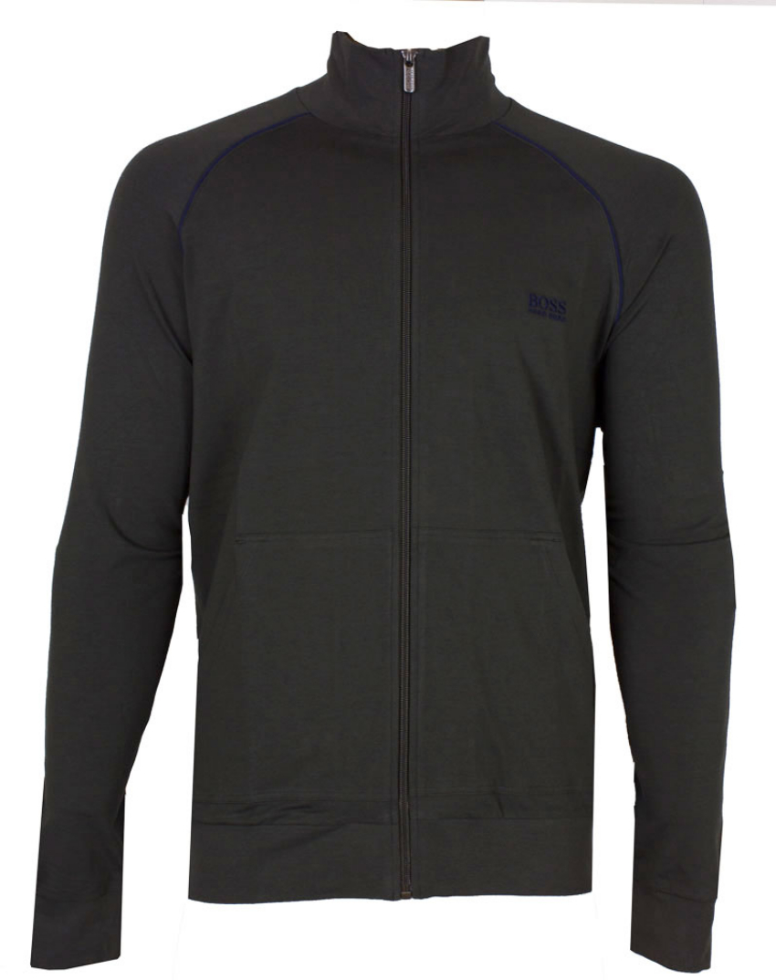 Hugo Boss Mix-Match Jacket met rits donker groen